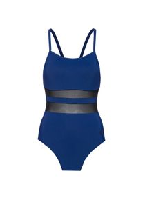 arena Womens arena Mesh Equals Swimsuit Back B Badeanzug Damen - blau - Gr. 38