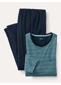 Walbusch Jersey Flanell Pyjama Streifen
