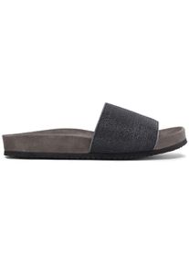 Brunello Cucinelli Slipper & Pantoletten - scarpe divers - Gr. 37 (EU) - in Grau - f&uuml;r Damen