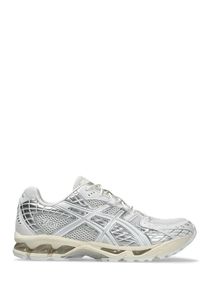 asics Low-Top Sneaker - Breathable Synthetic Leather Sneakers - Gr. 6 - in Grau - f&uuml;r Damen