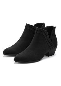 Lascana Cowboy Stiefelette schwarz Gr. 36 für Damen