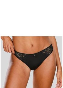 Lascana Tanga 'Flora' schwarz Gr. 36/38 für Damen