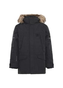 DIDRIKSONS 1913 Parka Didriksons Sylvin Parka Kinder (Gr 160 |schwarz/grau |wasserdicht)