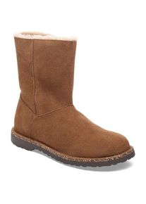 Winterschuhe Birkenstock Uppsala Zip Suede Shearling Damen (Gr 36 - Narrow |braun)