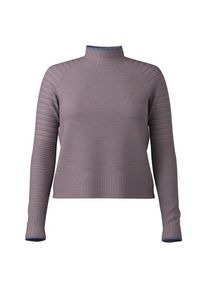 Woll- & Merinopullover Smartwool Edgewood Mock Neck Sweater Damen (Gr S |grau)
