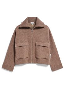 Woll- & Merinojacke armedangels Joaniaas Damen (Gr XL |braun)