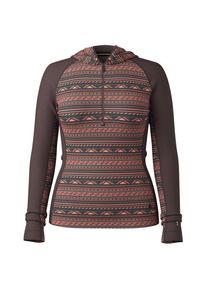 Smartwool Classic Thermal Merino BL 1/2 Zip Hoodie Merinopullover Damen (Gr M |braun)