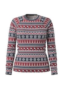 Smartwool Merino 250 Baselayer Crew Boxed Merinounterwäsche Damen Skitouren (Gr L |bunt)