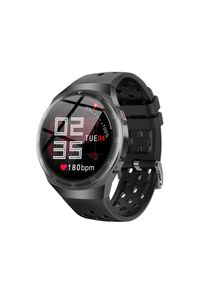 TPFNet Smart Watch / Fitness Tracker IP68 - Silikon Armband - Android & IOS - Schwarz