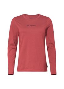 Longsleeve Vaude Logo L/S T-Shirt Damen (Gr 42 |rot)