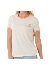 Rip Curl Swell Lines Ringer Tee T-Shirt Damen (Gr L |beige)