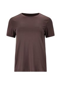 ENDURANCE ATHLECIA ATHLECIA Pacy V2 S/S Tee Funktionsshirt Damen Workout (Gr 44 |braun)