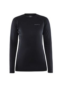 Craft Core Warm Baselayer L/S Tee Kunstfaserunterwäsche Damen (Gr M |schwarz)