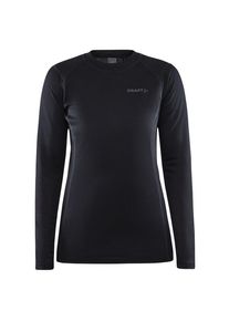 Craft Core Warm Baselayer L/S Tee Kunstfaserunterw&auml;sche Damen (Gr M |schwarz)