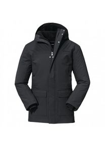 Schöffel Schöffel Insulated Parka Rotterdam Parka Herren Alltag (Gr 64 |schwarz |wasserdicht)