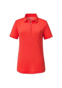 Schöffel Polo-Shirt Schöffel Polo Shirt Scheinberg Damen (Gr 38 |rot)