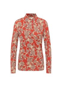 Tranquillo Feminines EcoVero-Shirt V-Neck Longsleeve Damen (Gr S |rosa)