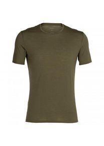 Merinounterw&auml;sche Icebreaker Anatomica S/S Crewe Herren (Gr XXL |oliv)
