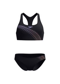 Speedo Medley Logo 2 Piece Bikini Damen (Gr 34 |schwarz)
