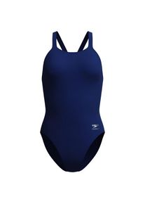 Badeanzug Speedo FL Solid Leaderback Damen (Gr 40 |blau)