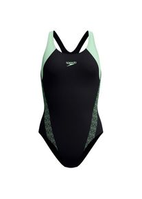 Speedo Hyperboom Splice Racerback Badeanzug Damen (Gr 46 |schwarz)