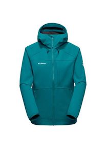 Softshelljacke Mammut Ultimate Comfort Softshell Hooded Jacket Damen (Gr XL |türkis)