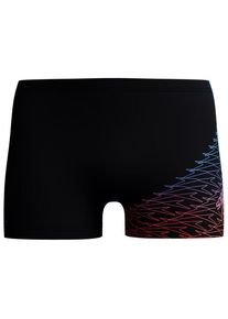 Speedo Medley Logo Aquashort Badehose Men (Größe 8 |schwarz)