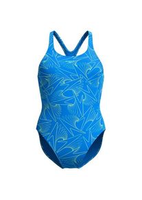 Speedo Hyperboom Allover Medalist Badeanzug Women (Größe 44 |blau)