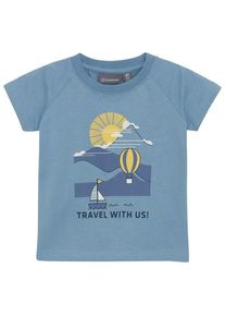 Color Kids Baby T-Shirt with Chestprint S/S T-Shirt Kinder (Gr 86 |blau/türkis)