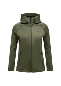Peak Performance Rider Essentials Zip Hood Fleecejacke Women (Gr XS |oliv)