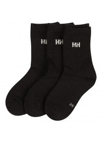 Helly Hansen Wool Sock Basic 3-Pack Multifunktionssocken Kinder (Gr 29-31 |schwarz)