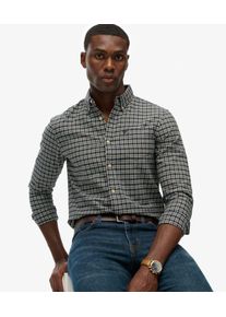 Superdry Herren Premium Kariertes Oxford-hemd Navy - Gr&ouml;&szlig;e: Xxl 1041009500650H9B005