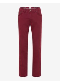 Brax Herren Five-Pocket-Hose Style COOPER VELVET, dunkelrot, Gr. 34/30
