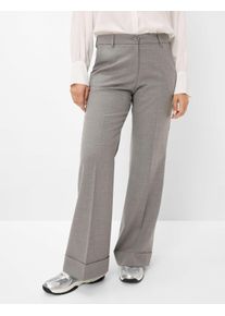 Brax Damen Palazzohose Style MAINE SMOKE GREY, grau, Gr. 34