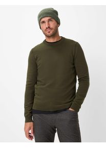 Brax Herren Strickpullover Style RICK olive Gr&uuml;n Oliv, gr&uuml;n - oliv, Gr. S