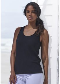 Vivance Trägertop 'mit tropfenförmigem Cut-Out am Rücken' mehrfarbig Gr. 32/34 für Damen. Mit Rundhals. Lässig Geschnitten. Nachhaltig.