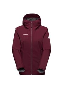 Regenjacke Mammut Linard Light Hardshell Hooded Jacket Damen (Gr XS |rot |wasserdicht)