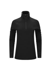Aclima FleeceWool V2 Polo Zip Merinolongsleeve Herren (Gr L |schwarz)