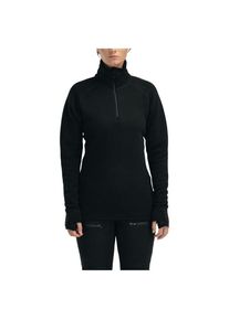 Aclima FleeceWool V2 Polo Zip Merinolongsleeve Damen (Gr XS |schwarz)