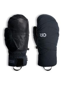 Outdoor Research Stormbound GORE-TEX Down Mitts Handschuhe (Gr S |schwarz |wasserdicht)