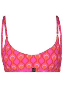 Seafolly Birds Of Paradise Bralette Bikini-Top Damen (Gr 40 |rosa)