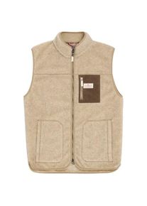 Fleecejacke Amundsen Sports Heroes Wool Fleece Vest Herren (Gr XL |beige)