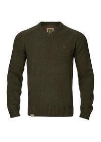 Härkila Woll- & Merinopullover Härkila Vincent Merino Pullover V-Ausschnitt Herren (Gr L |oliv)