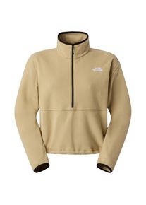 The North Face Glacier Fleece 1/2 Zip Short Jacket Fleecepullover Damen (Gr L |beige)