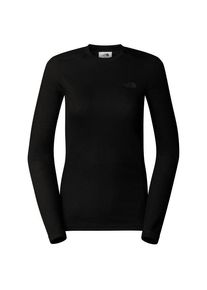 The North Face Easy L/S Crew Neck Kunstfaserunterwäsche Damen (Gr XS |schwarz)