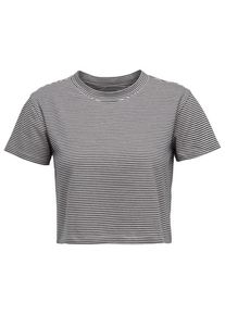 Black Diamond BD Stripe Crop S/S Tee T-Shirt Damen (Gr M |grau)