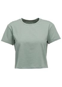 Black Diamond BD Stripe Crop S/S Tee T-Shirt Women (Gr M |grau)
