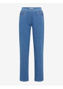 Raphaela by Brax Damen Schlupfhose Style CARINA BLEACHED SLIGHTLY USED, denim hellblau, Gr. 42K
