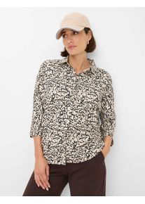 Brax Damen Bluse Style CELIA M canvas, cremeweiß, Gr. 36