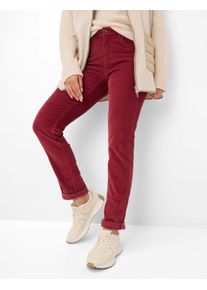 Brax Damen Cordhose Style MARY MULBERRY, dunkelrot, Gr. 42L